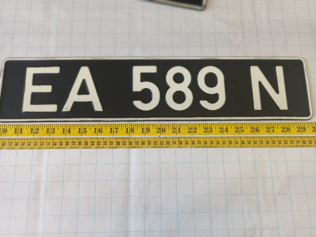 License plate military NATO, Ophalen of Verzenden, Gebruikt, Auto's
