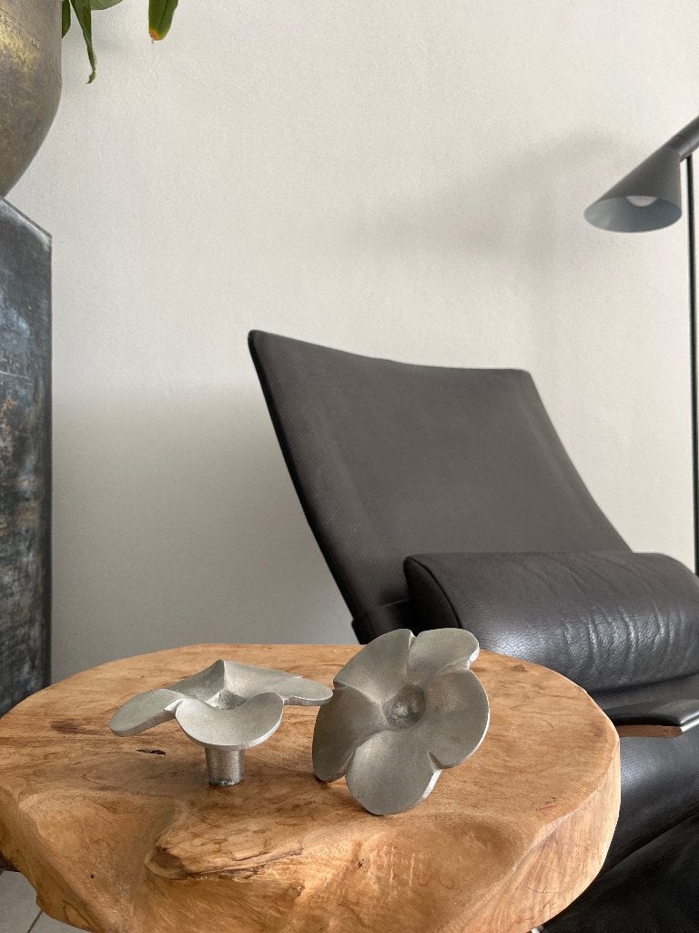 Pol’s Potten gegoten aluminium bloem wijnstopper, Overige stijlen, Ophalen of Verzenden, Zo goed als nieuw, Natuurlijk materiaal
