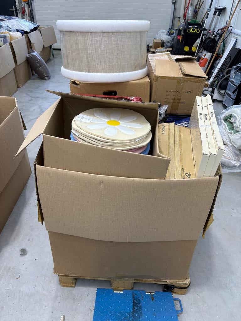 Pallet met diverse goederen voor wederverkoop/rommelmarkt, Ophalen, Overige categorieën, ., .