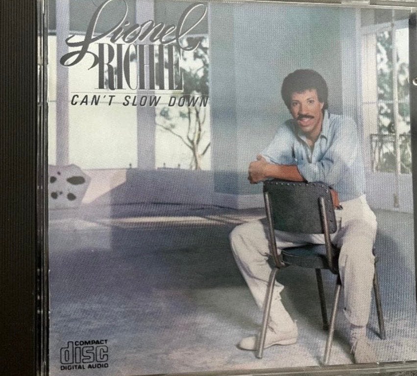 CD Lionel Richie - Can't Slow Down (zgan, origineel), Pop, Inclusief doosje, Ophalen of Verzenden, Zo goed als nieuw