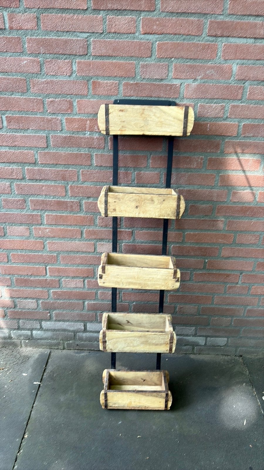 houten steenmalrek met vijf mallen, Minder dan 50 cm, 100 tot 150 cm, Zo goed als nieuw, Ophalen