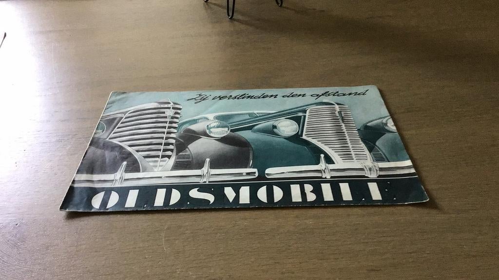 Oldsmobile 1938 autofolder, Ophalen of Verzenden, Zo goed als nieuw, Auto's