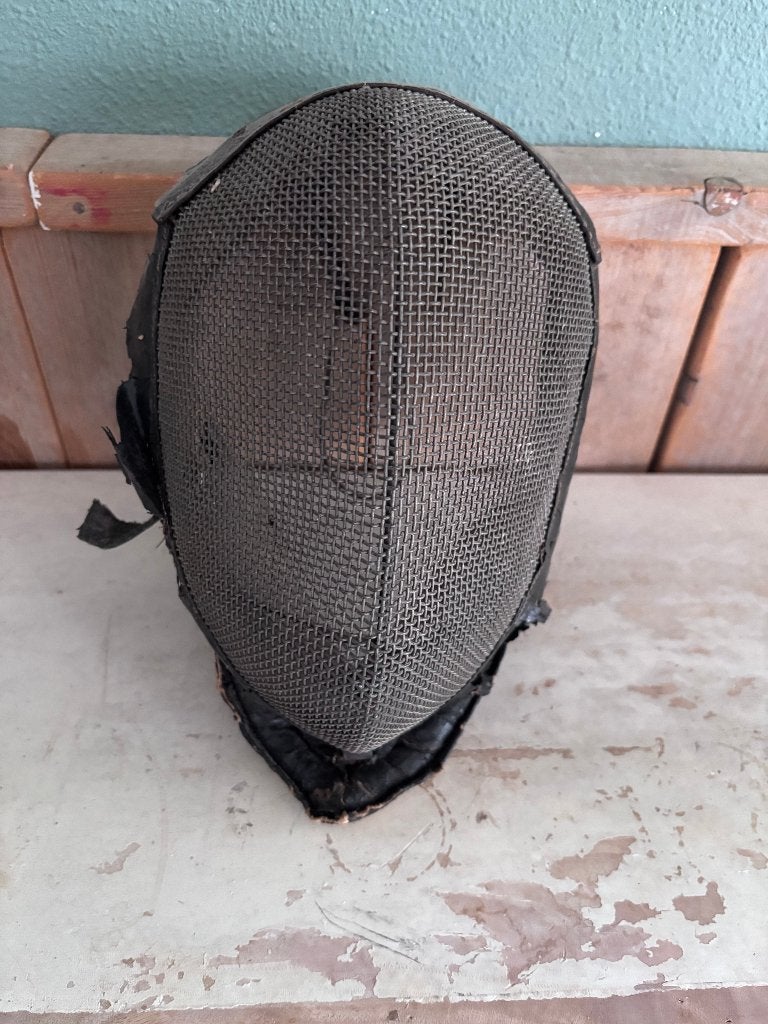Antiek schermmasker – vintage fencing mask – ca. 35 cm, Ophalen of Verzenden