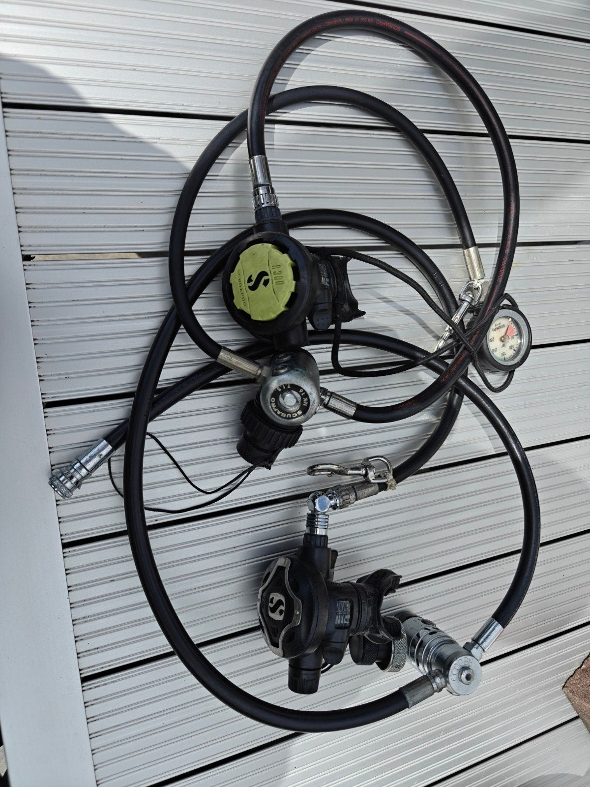 Scubapro MK16, MK20, S600, R380 ademautomaten set, Ophalen of Verzenden, Gebruikt, Overige typen