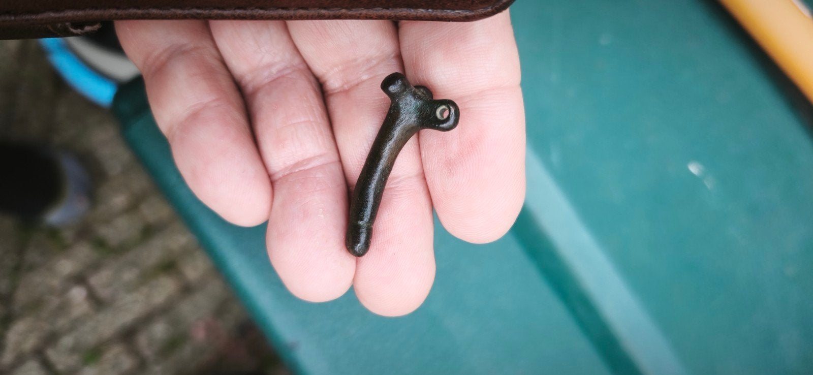 bodemvondst Romeinse fallus hanger, Ophalen of Verzenden