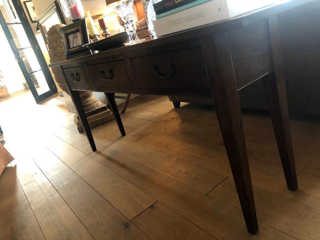SIDETABLE WANDTAFEL EICHHOLTZ 180 cm Flamant, Huis en Inrichting, Tafels | Sidetables, Ophalen, Eichholtz, Eikenhout, Delfweg 52 Noordwijkerhout