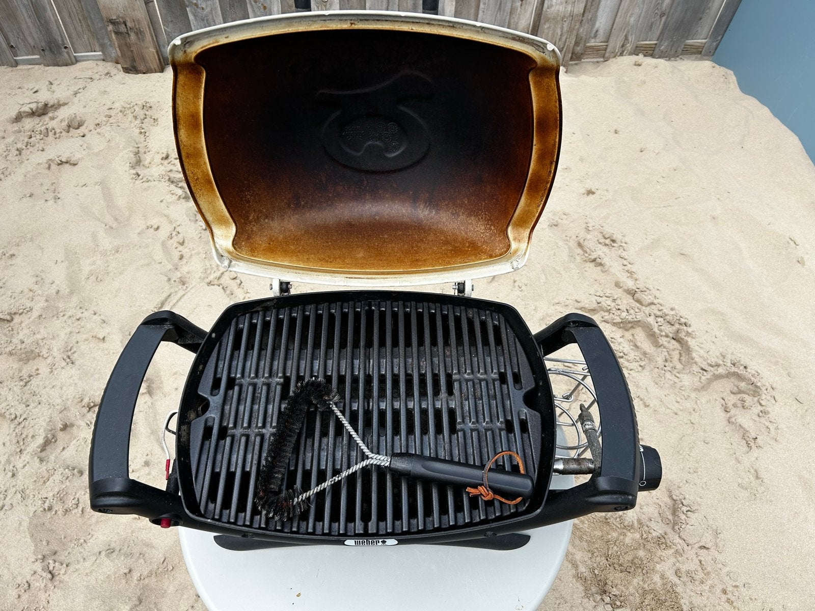 Weber Q1000 gasbarbecue - Compact en draagbaar, Ophalen, Gebruikt