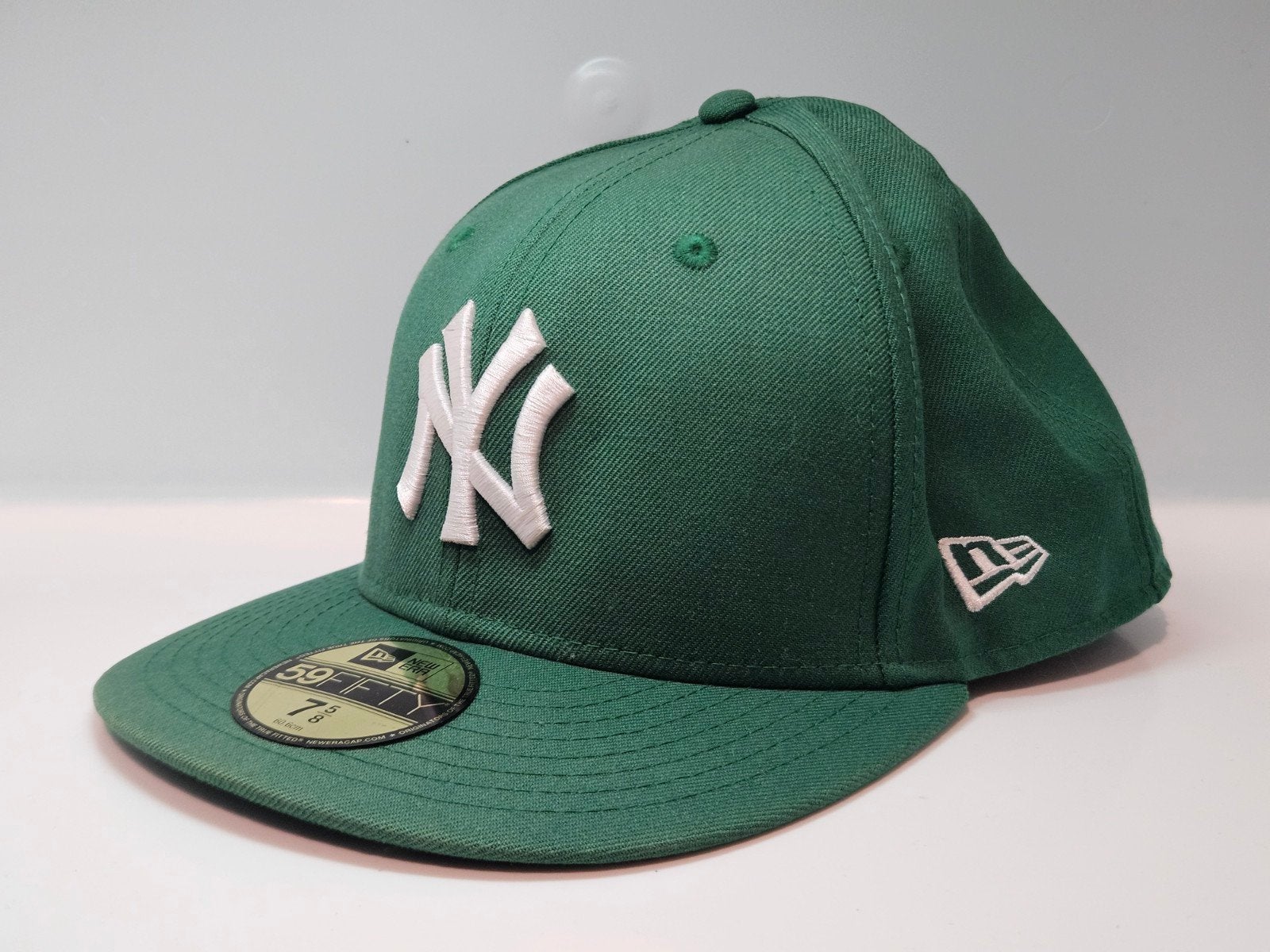 Vintage New Era NY Yankees baseball 59Fifty pet cap groen, 60 cm (XL, 7½ inch) of meer, Ophalen of Verzenden, Nvt, Nvt