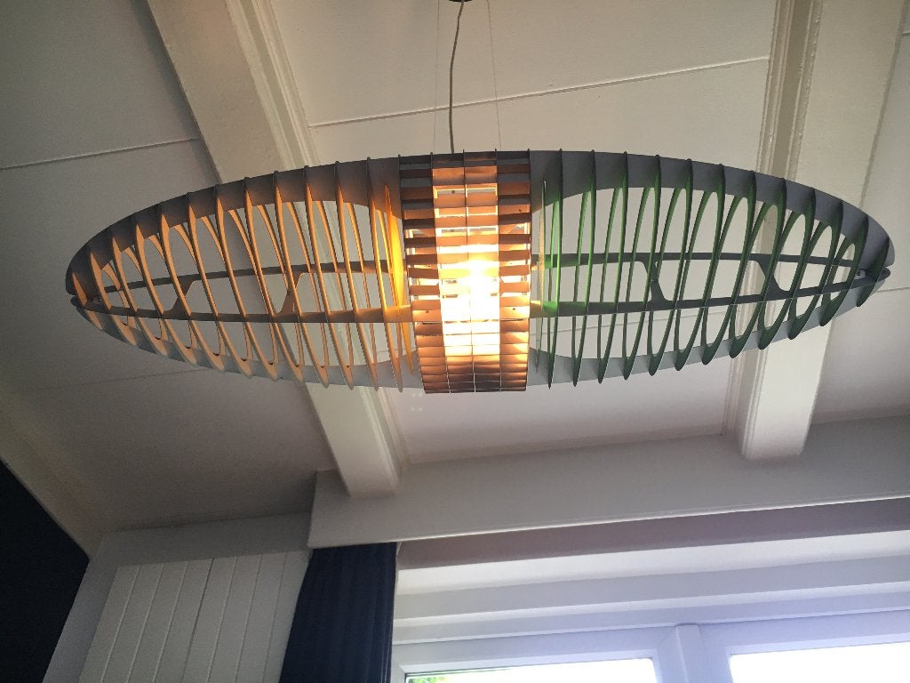 Hanglamp, Ophalen of Verzenden, Zo goed als nieuw, Metaal