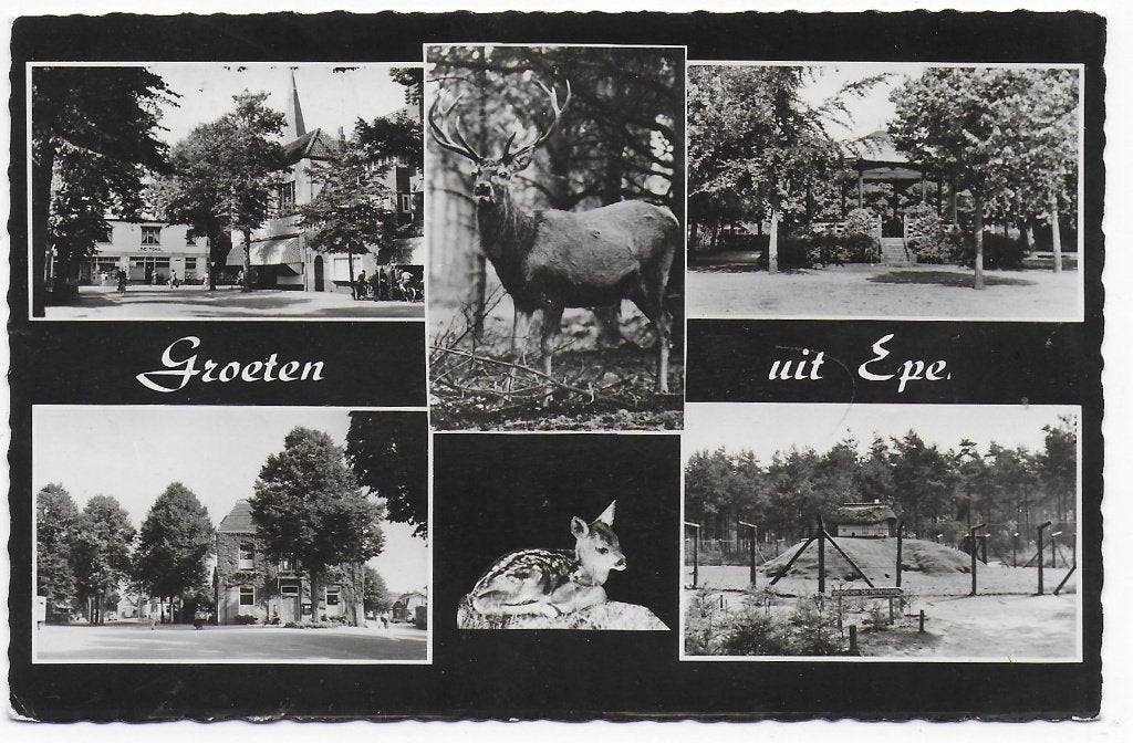 Epe Gelopen ansichtkaart ( B7228), Ophalen of Verzenden, 1940 tot 1960, Gelopen, Gelderland