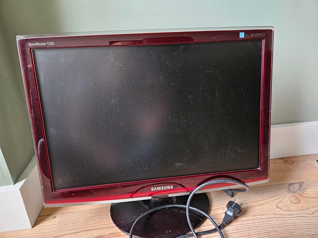 Samsung SyncMaster T220 Monitor - Nette staat, Ophalen, Gebruikt, Full HD, Samsung