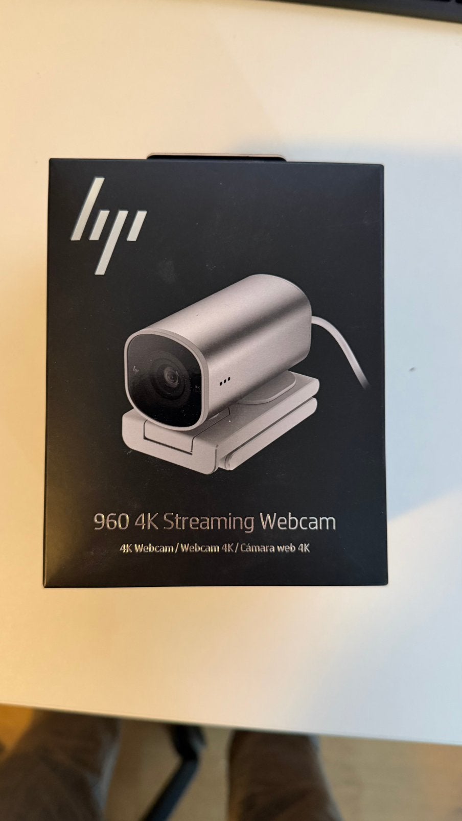 HP 960 4K Streaming Webcam nieuw geseald, Computers en Software, Webcams, Ophalen, Zoomfunctie, Nieuw, Windows