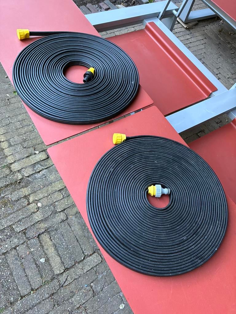 Sproeislang 15 meter, Ophalen of Verzenden, Zo goed als nieuw, Tuinslang