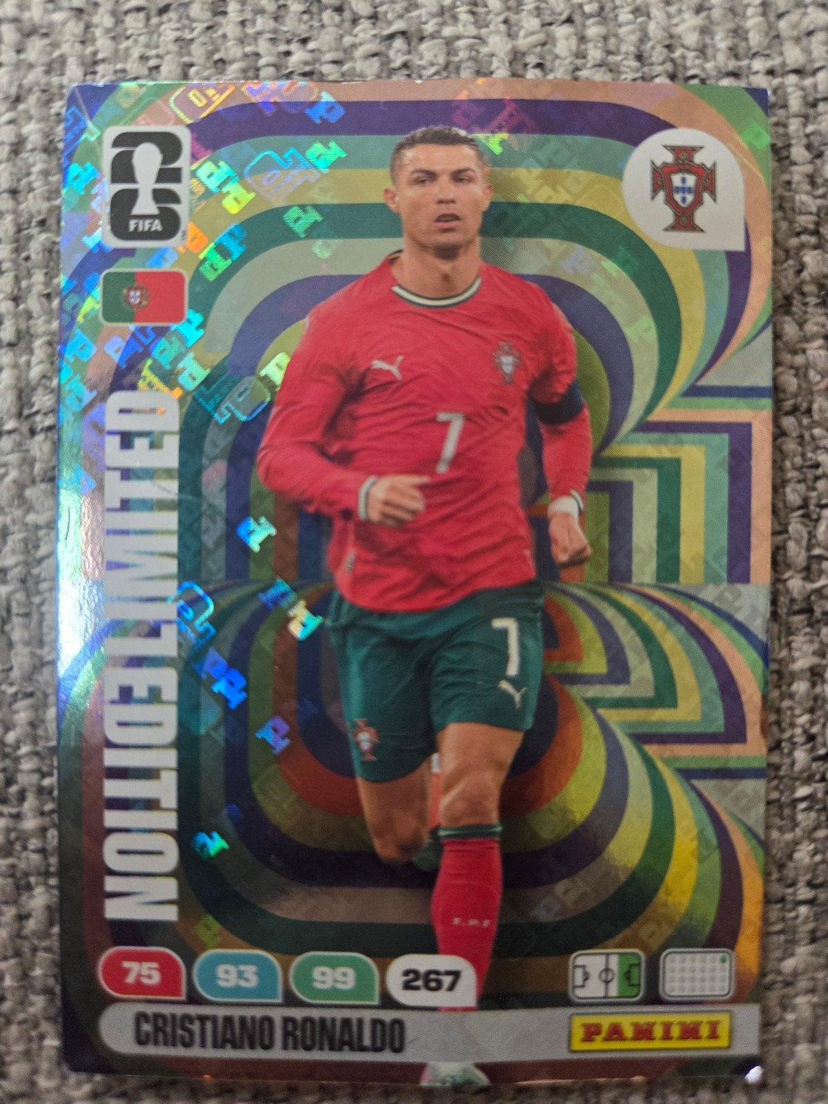 Panini FIFA WK 2026 Cristiano Ronaldo Limited Edition, Ophalen of Verzenden, Nieuw, Buitenlandse clubs, Spelerskaart