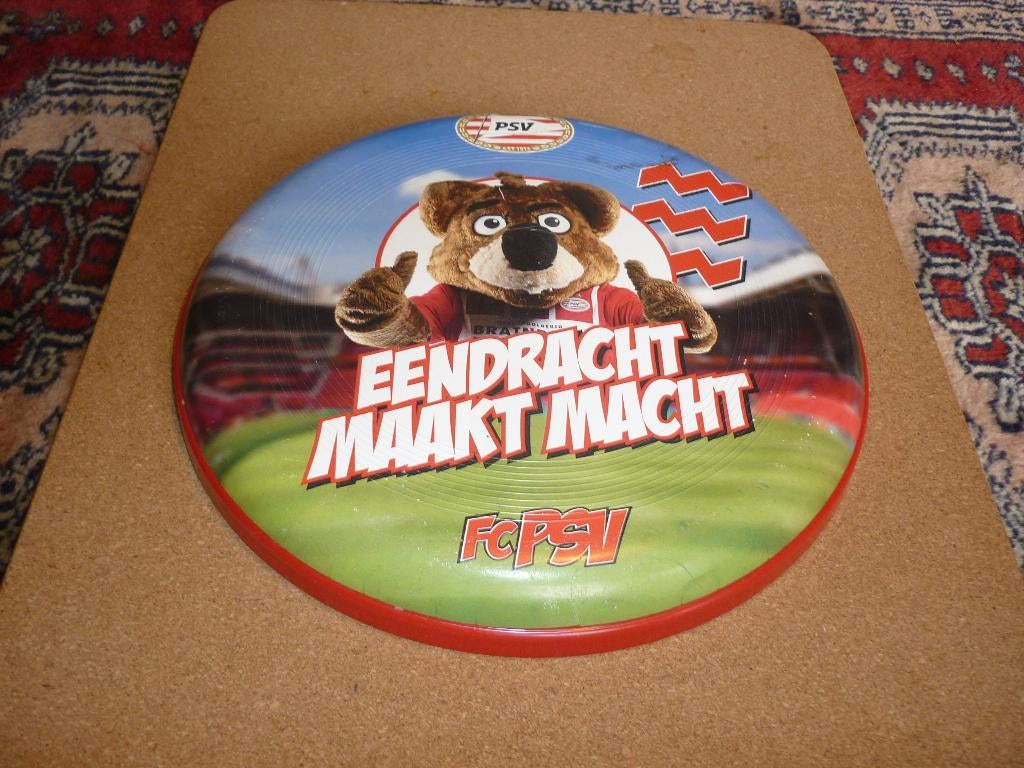 Leuk frisbee met PHOXY erop en mok met PSV logo erop, Verzamelen, Ophalen of Verzenden, Zo goed als nieuw, PSV, Overige typen