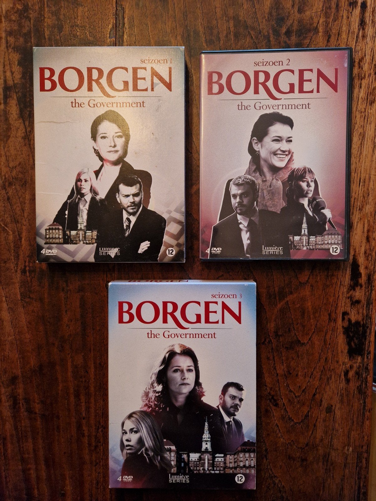 Borgen dvd's seizoen 1, 2 en 3., Vanaf 12 jaar, Ophalen of Verzenden, Zo goed als nieuw, Tv-programma of Sketches