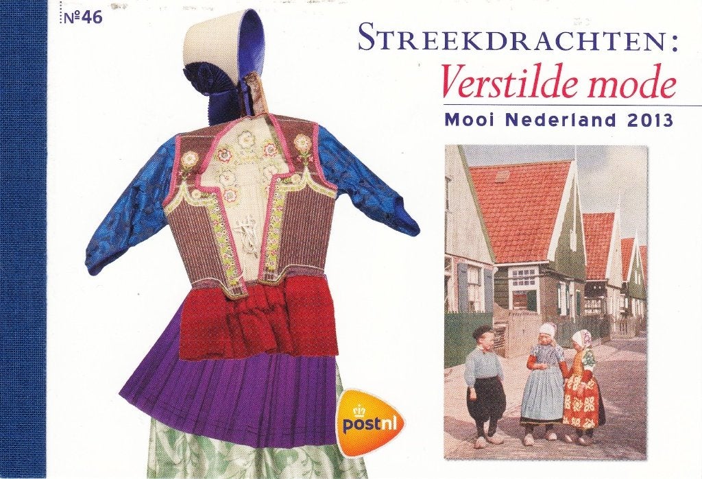 Nederland- 2013- Prestigeboekje 46 - Streekdrachten, Postzegels en Munten, Verzenden, Na 1940, Postfris