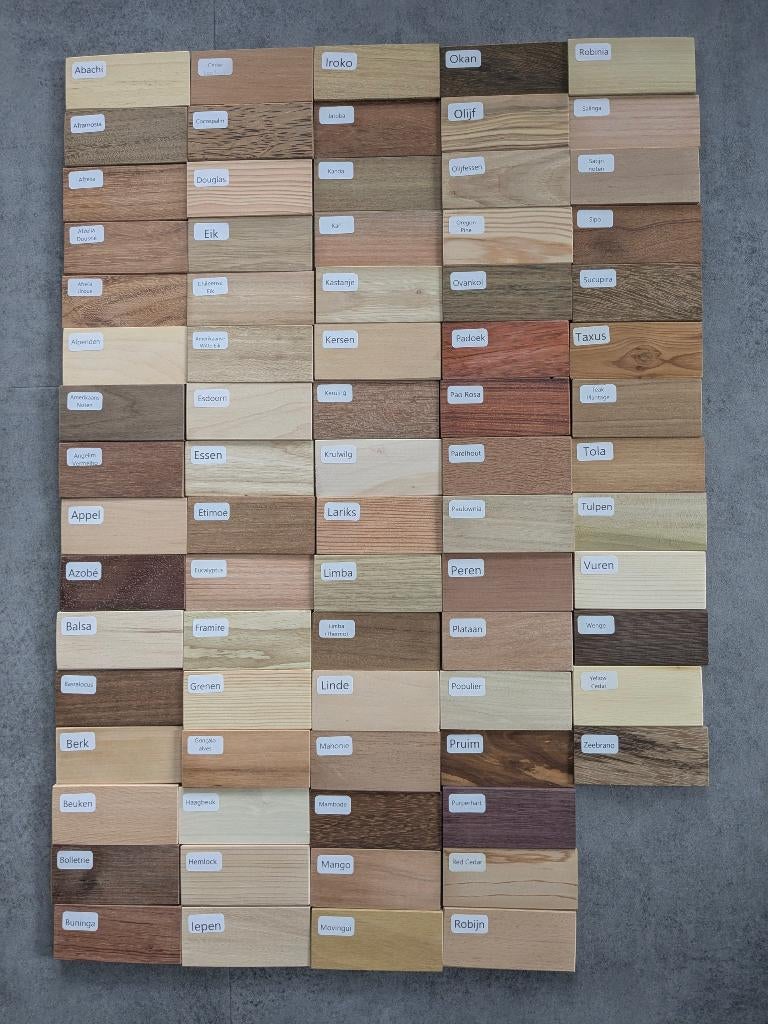Hout monsters / samples, Hobby en Vrije tijd, Ophalen of Verzenden, Nieuw