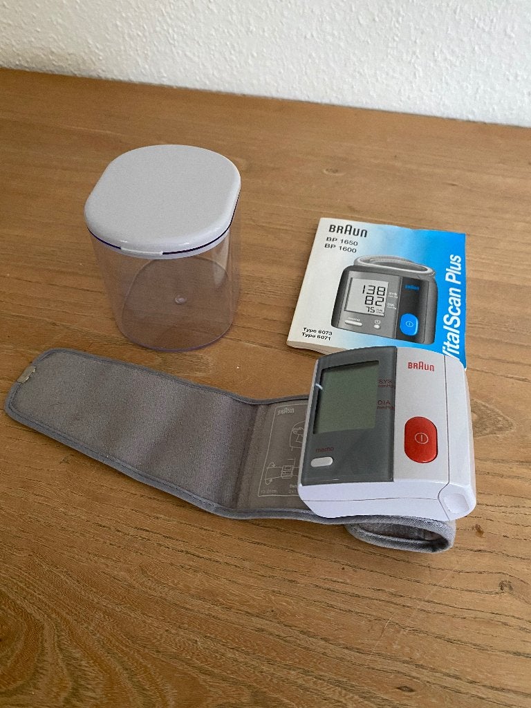 Braun VitalScan Plus BP 1650/1600 polsbloeddrukmeter, Ophalen of Verzenden, Gebruikt, Overige merken