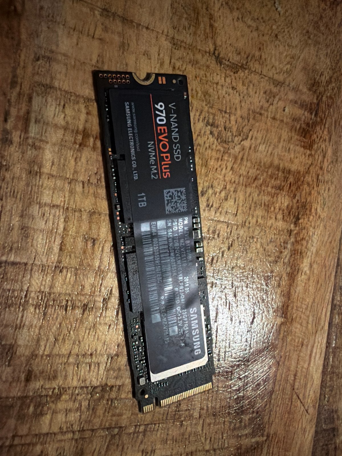 Samsung 970 EVO Plus NVMe M.2 SSD 1TB, Intern, Server, Ophalen of Verzenden, Zo goed als nieuw