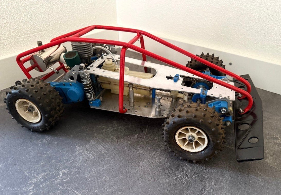 Robbe presto 4x4 (graupner kyosho land jump tamiya vintage), Gebruikt, Auto offroad, Ophalen of Verzenden, Nitro