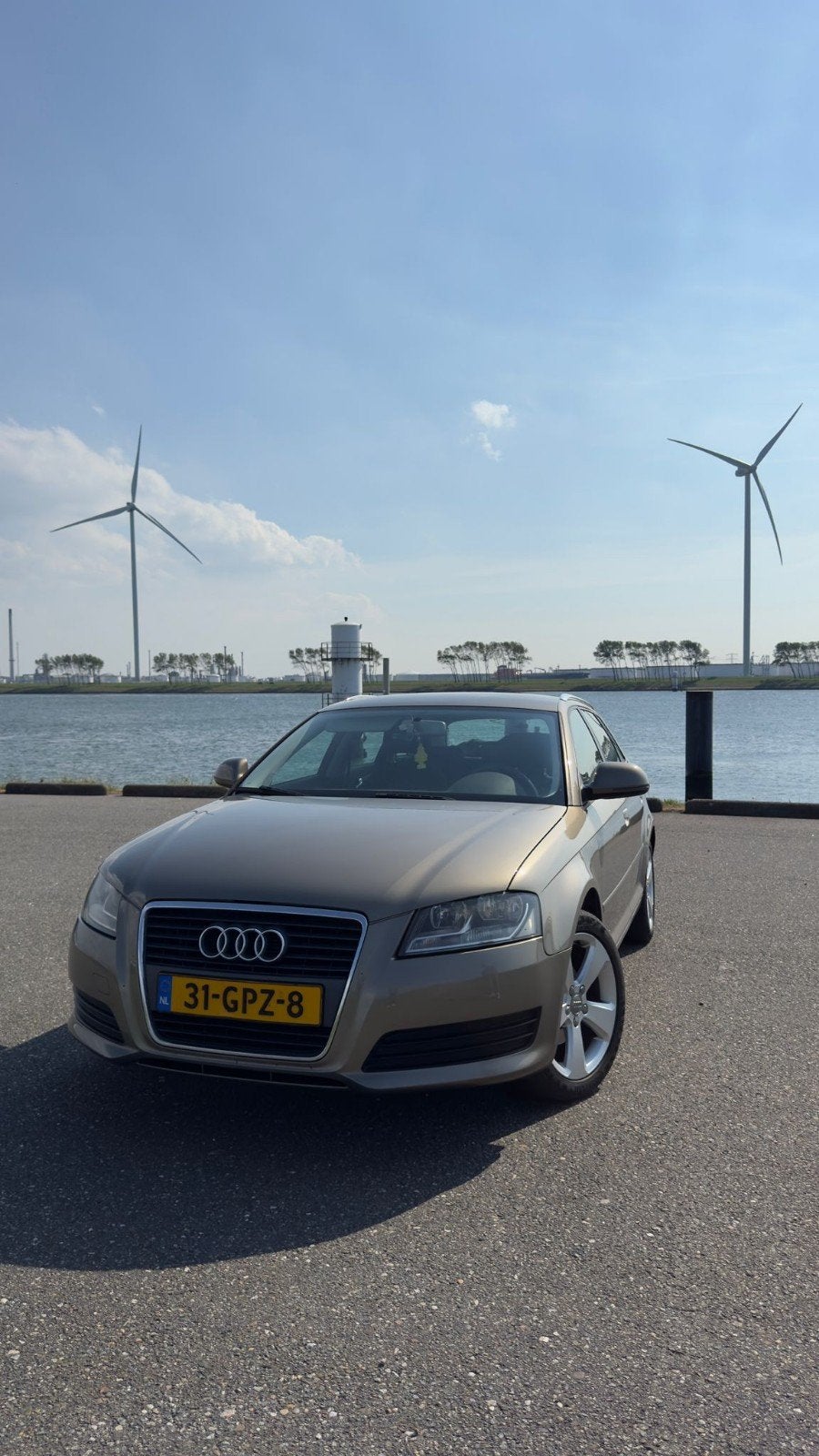 Audi A3 1.6 MPI 102pk 2008 Beige, Voorwielaandrijving, Beige, 1200 kg, 57 €/maand