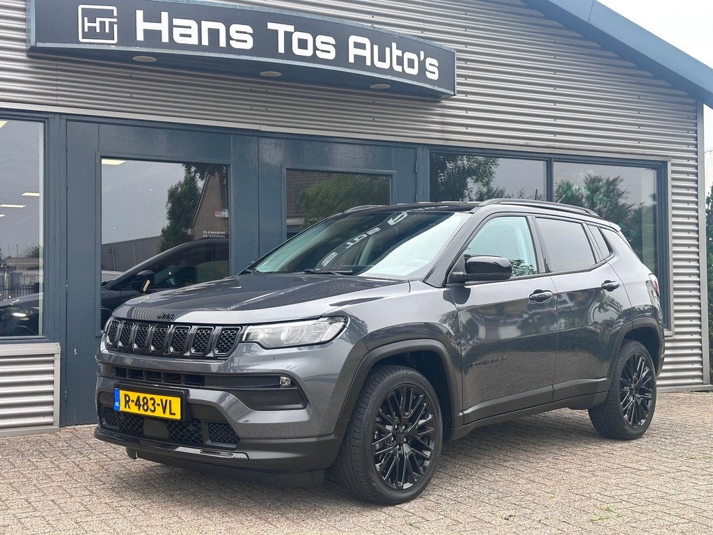 Jeep Compass 1.5T e-Hybrid AUT Night Eagle LEER / Camera / 1, Auto's, Jeep, Bedrijf, Te koop, Compass, ABS, Achteruitrijcamera