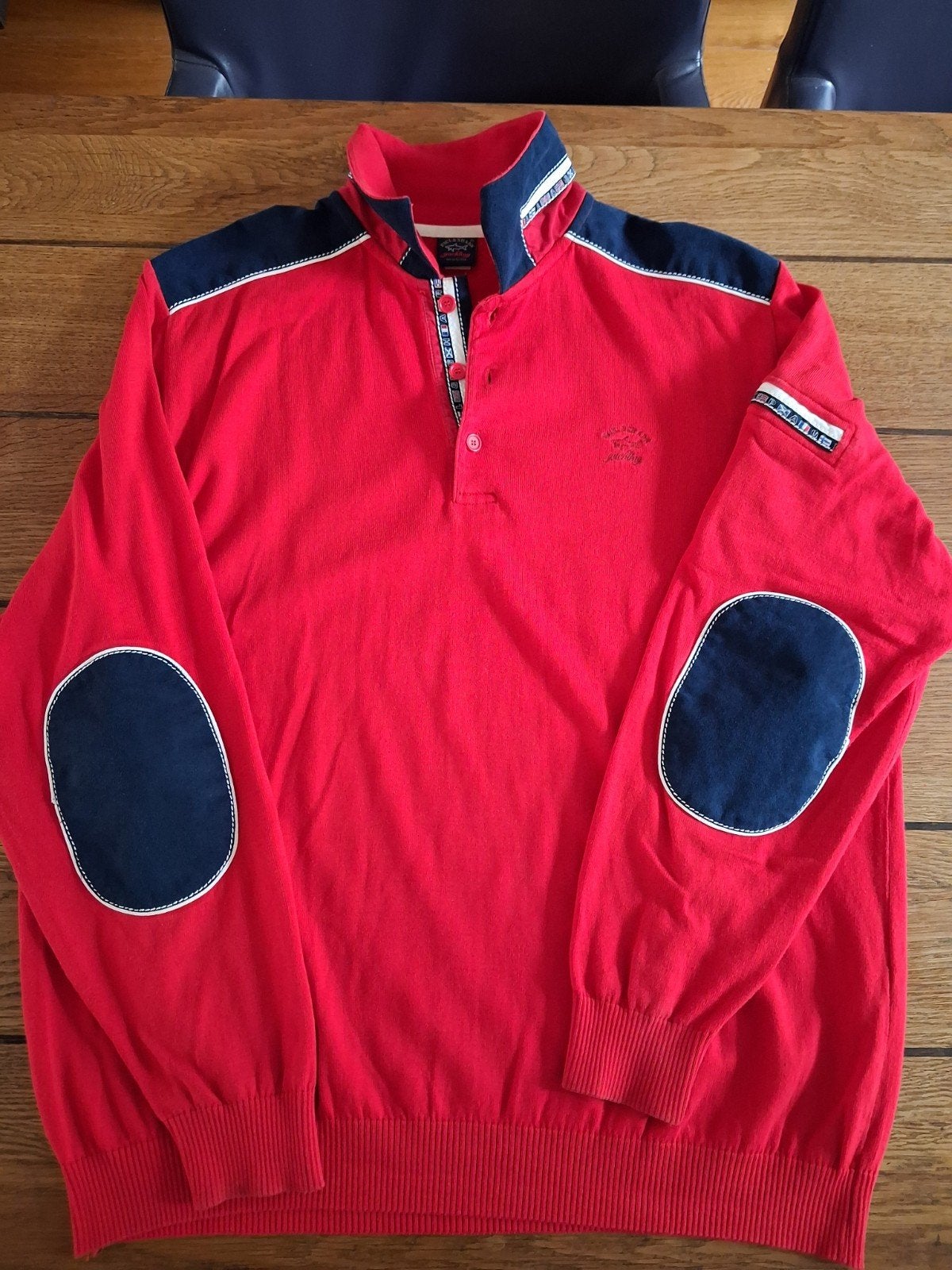 Paul Shark vintage polo trui xl topstaat, Blauw, Ophalen of Verzenden, Zo goed als nieuw, Maat 46/48 (XL) of groter