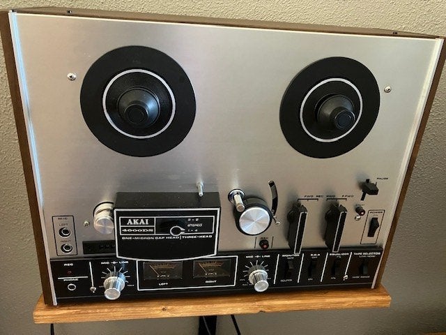 bandrecorder Akai 4000 ds, Ophalen, Bandrecorder