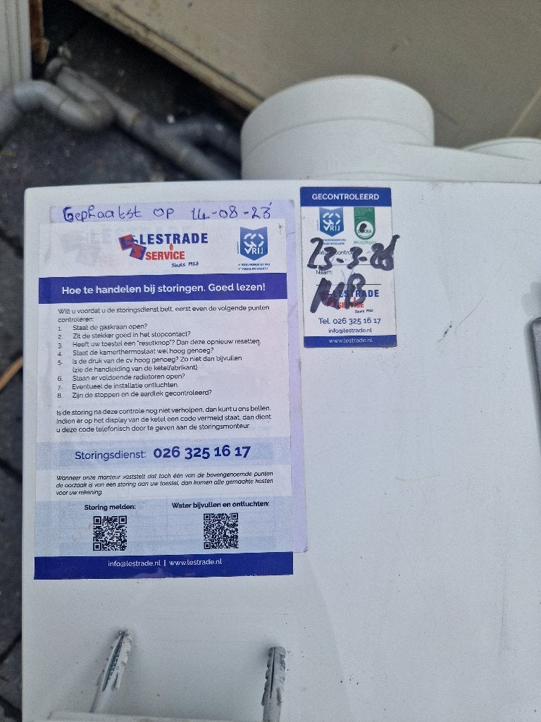 CV combi ketel Nefit HRC30 CW5 30 kilowatt, Doe-het-zelf en Verbouw, Verwarming en Radiatoren, Ophalen, 30 tot 80 cm, Gebruikt