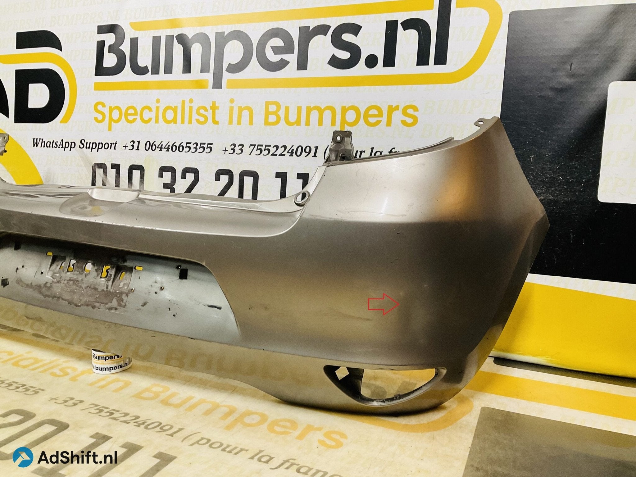 Bumper Renault Clio 3 8200800184 Achterbumper 2-H3-10624T, Bumper
