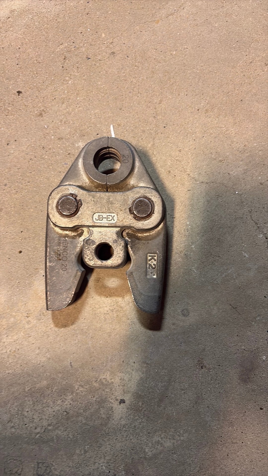 Henco persbek 20 mm, Ophalen of Verzenden, Zo goed als nieuw