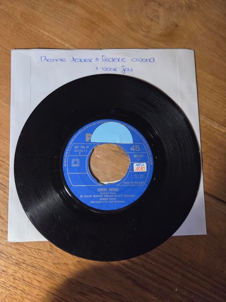 Ronnie Tober - Iedere avond, Cd's en Dvd's, Vinyl Singles, Gebruikt, 7 inch, Single, Ophalen of Verzenden