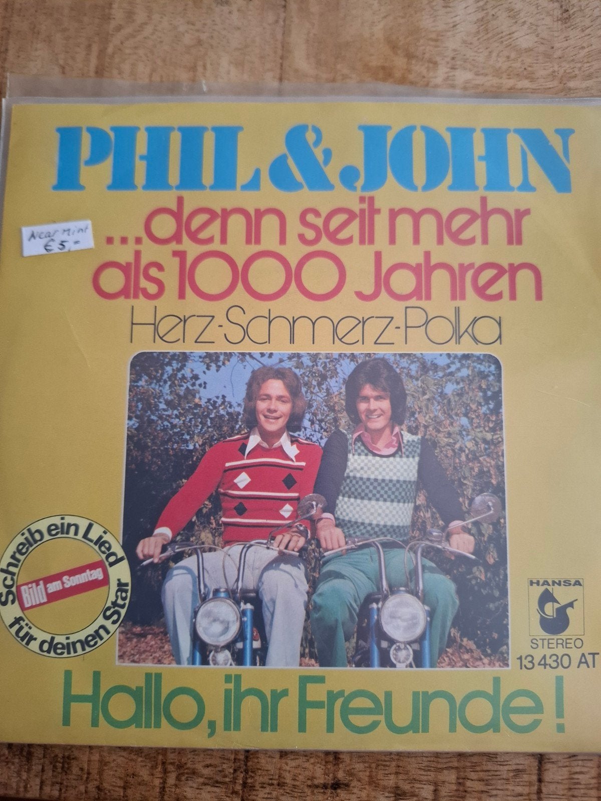 PHIL & JOHN - DANN SEIT MEHR ALS 1000 JAHREN NEAR MINT!, Cd's en Dvd's, Verzenden, Zo goed als nieuw, Overige formaten, Levenslied of Smartlap