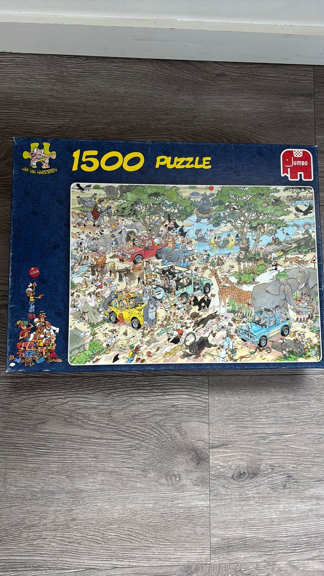 Jan van Haasteren puzzel 1500 stukjes, Ophalen of Verzenden, 500 t/m 1500 stukjes, Zo goed als nieuw