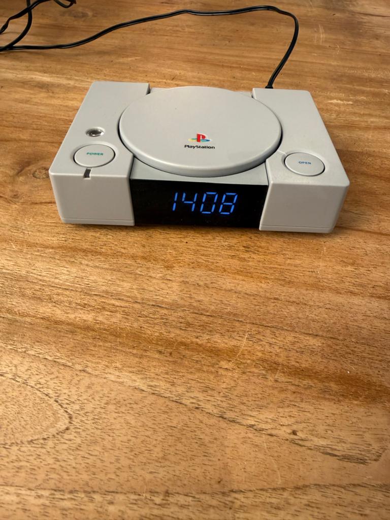 Playstation 1 Wekker met Projectie Licht, Ophalen of Verzenden, Zo goed als nieuw, Digitaal