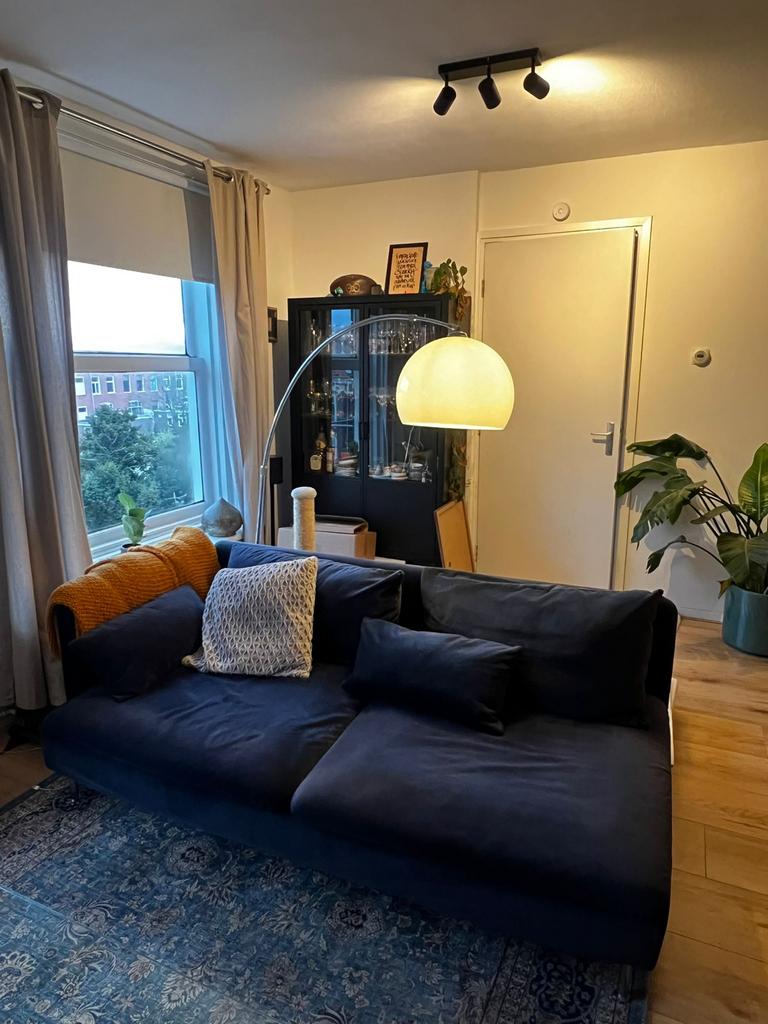 IKEA Söderhamn bank met Bemz hoes en armleuningen, Ophalen, Gebruikt, 150 tot 200 cm, Tweepersoons