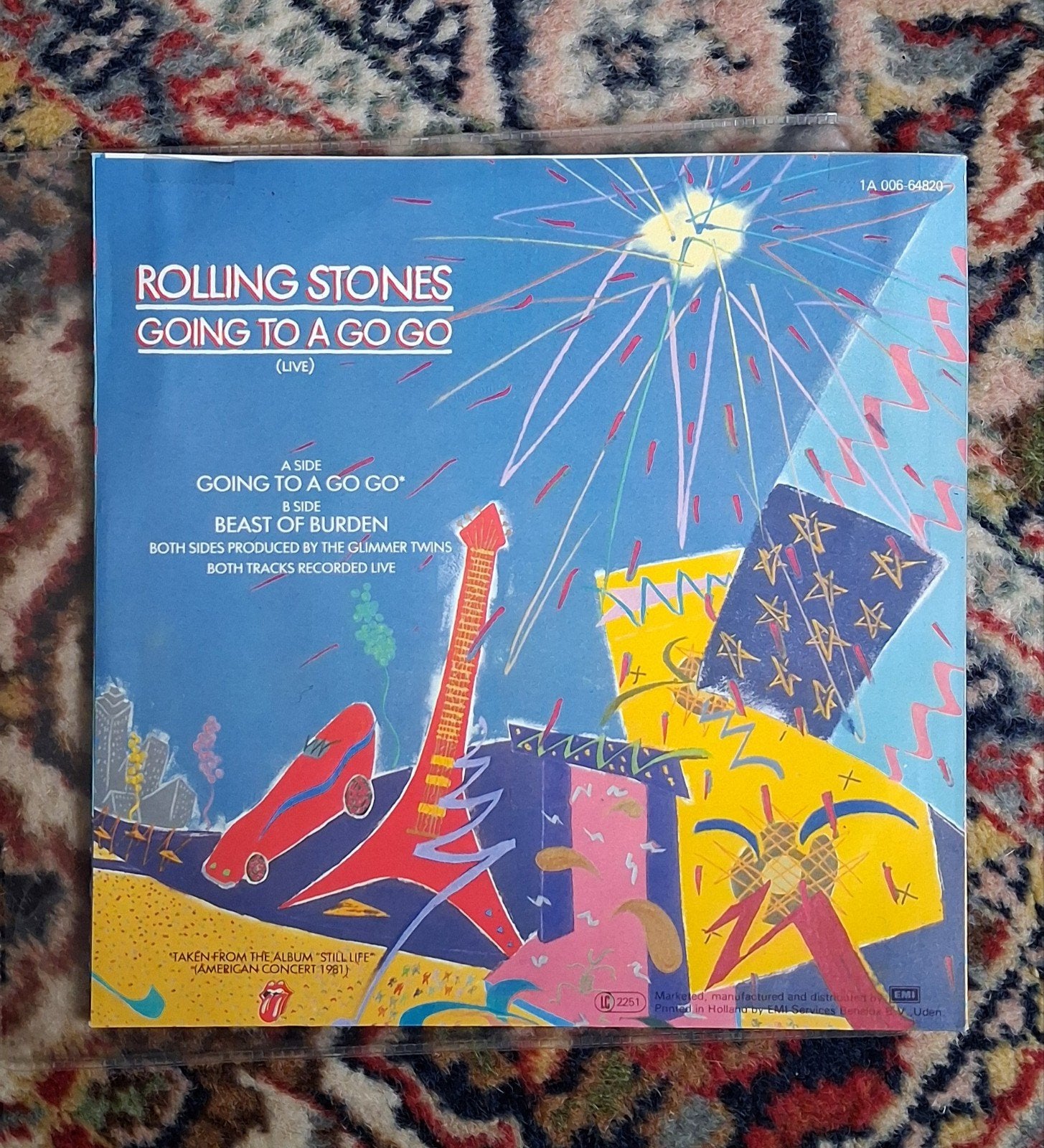 Rolling Stones - Going to a Go Go (Live) 7 inch single, EP, Gebruikt, 7 inch, Ophalen of Verzenden
