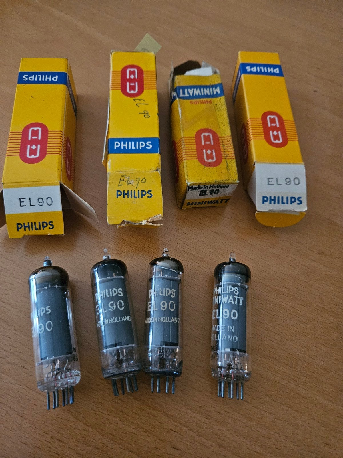 Philips EL90 Miniwatt buizen, Ophalen of Verzenden