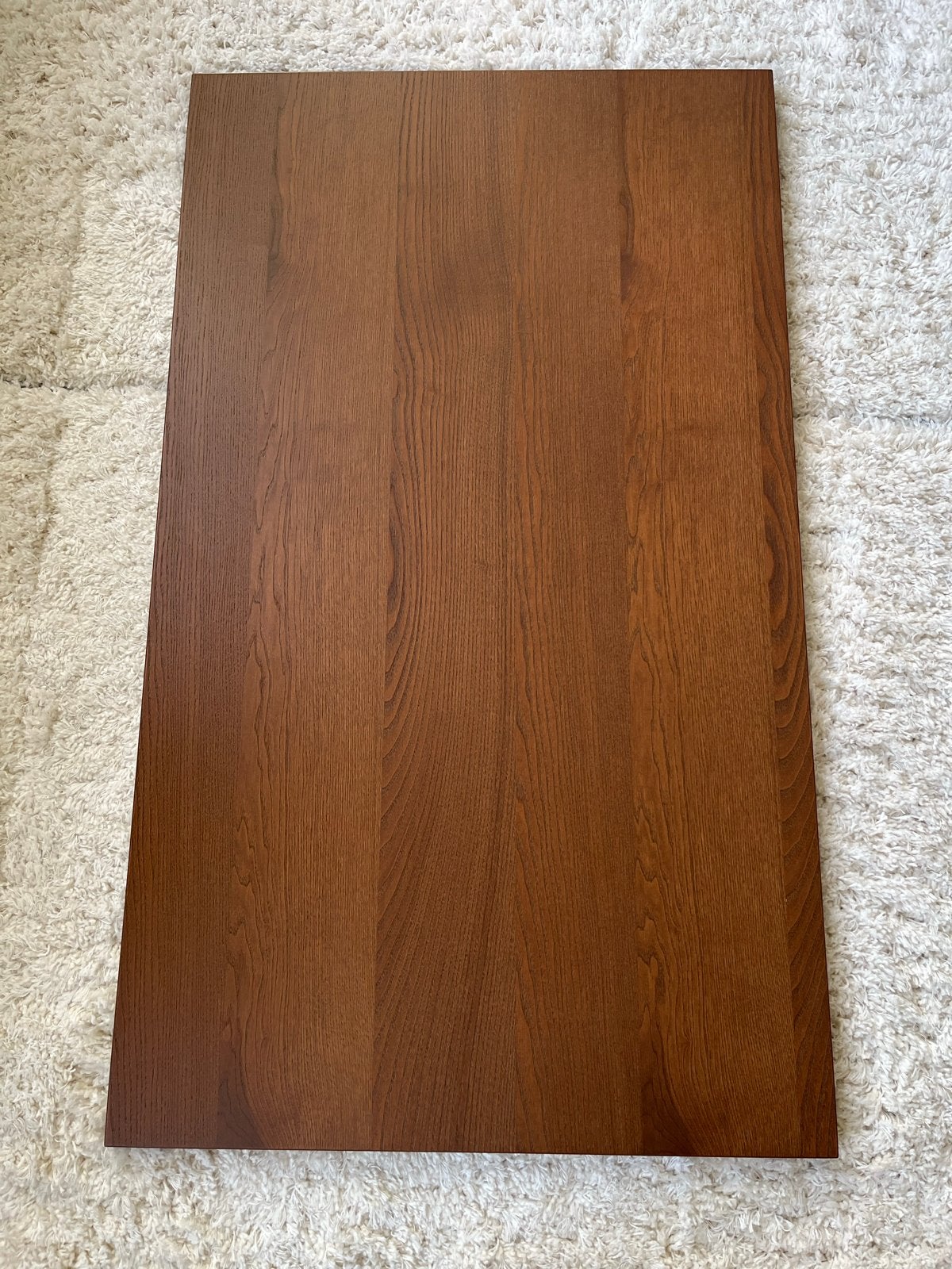 IKEA IDÅSEN Tafelblad, bruin, 120x70 cm, Ophalen, 100 tot 150 cm, 50 tot 100 cm, Zo goed als nieuw