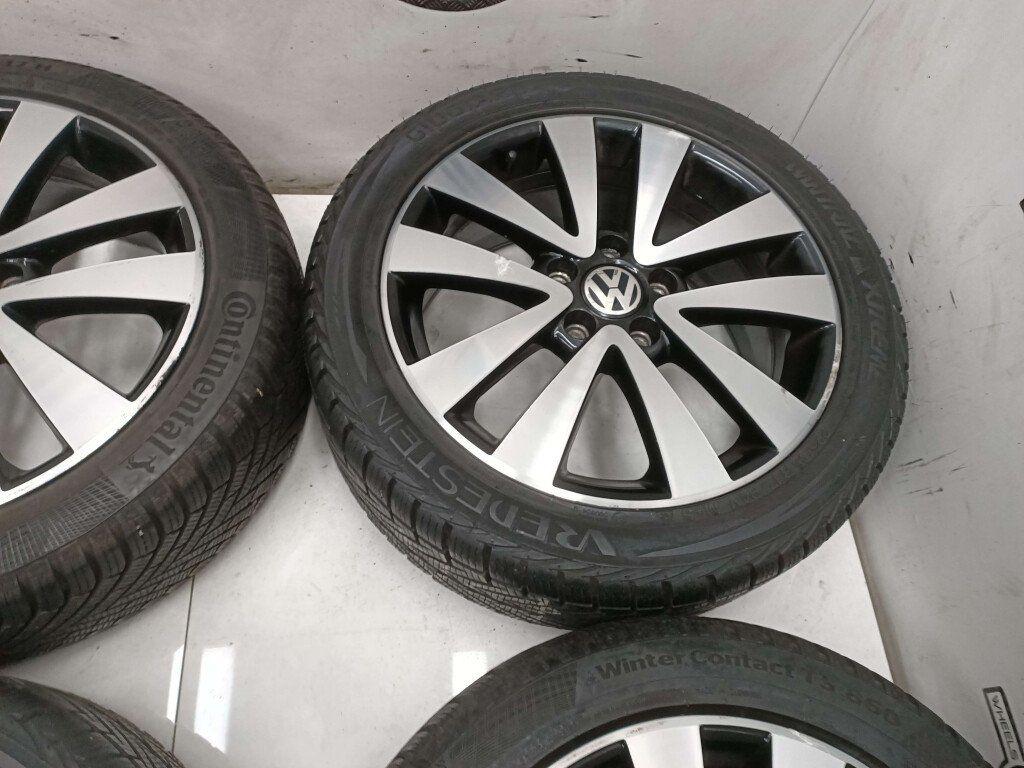VW golf 5  velgen 17"inch met winterbanden 5x112, Auto-onderdelen, Ophalen, Gebruikt, 17 inch, Banden en Velgen