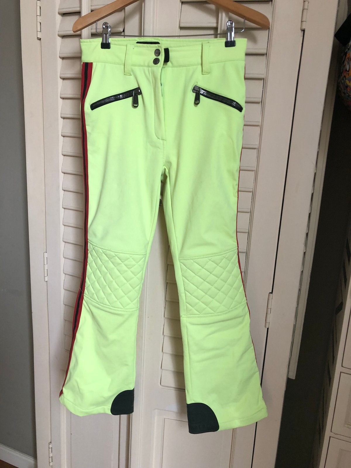 Skibroek Goldbergh neon geel maat 40 als 38, Ophalen of Verzenden, Zo goed als nieuw, Maat 38/40 (M), Broek