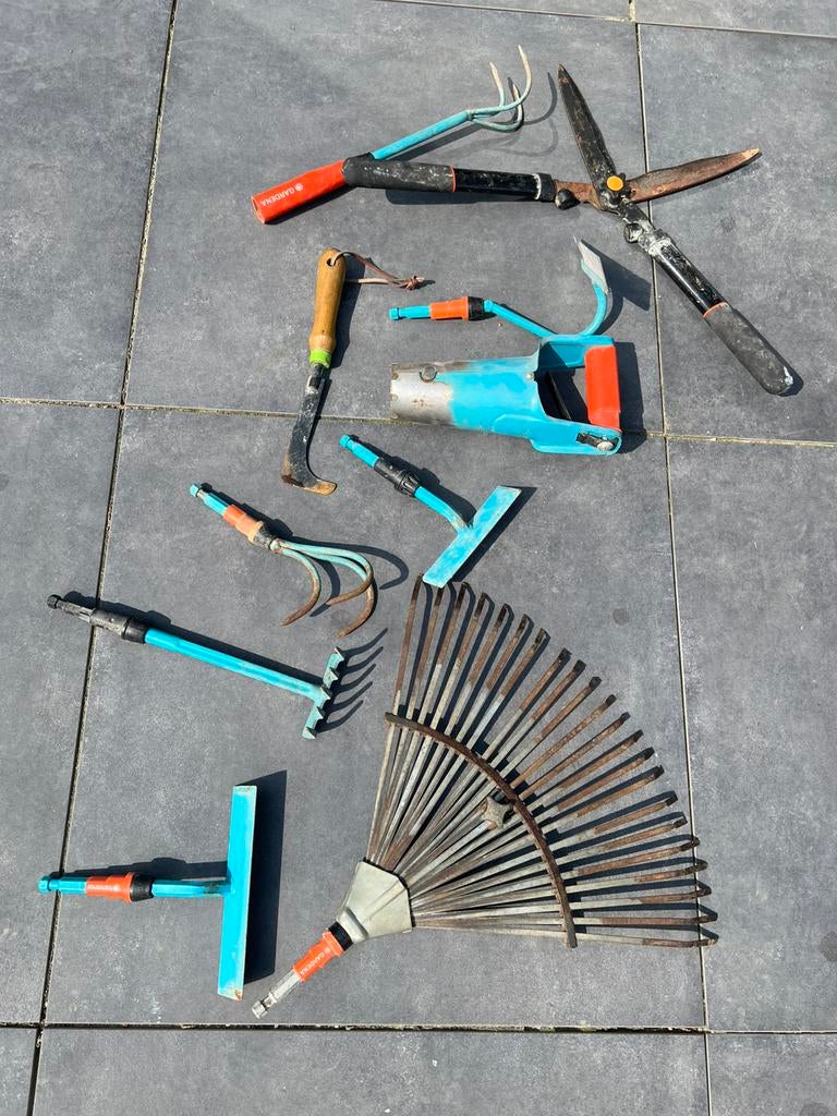 Aanral Gardena accessoires, Ophalen, Gebruikt