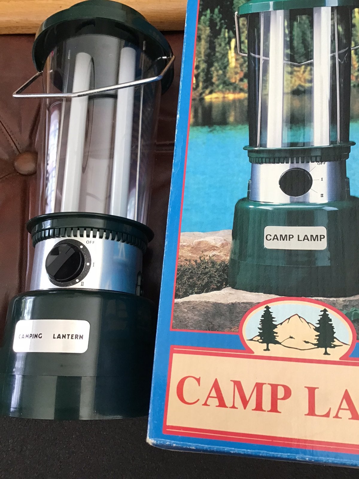 Kampeer Lamp, Ophalen