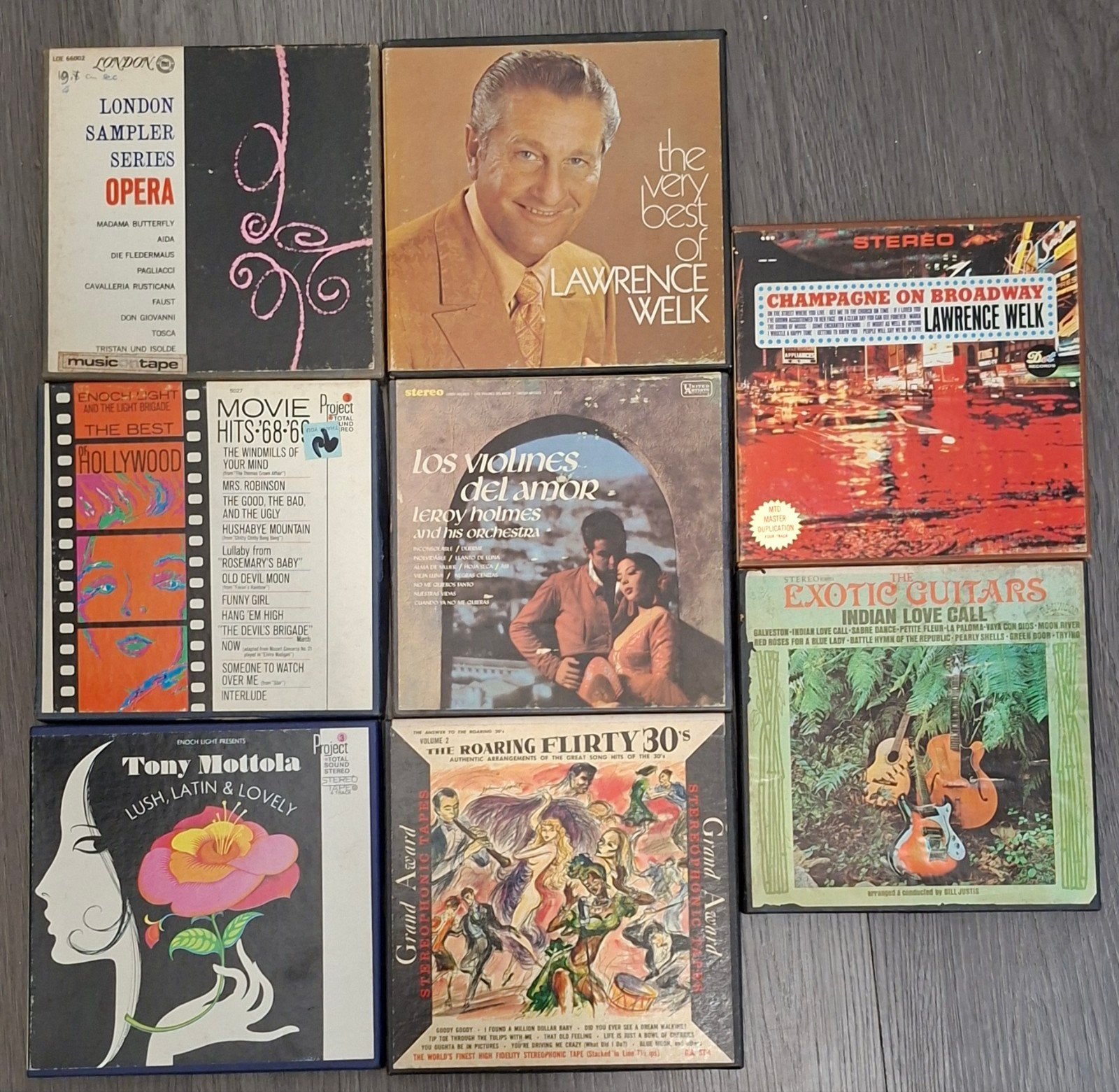 Collectie voorbespeelde bandrecorder banden, Audio, Tv en Foto, Ophalen of Verzenden