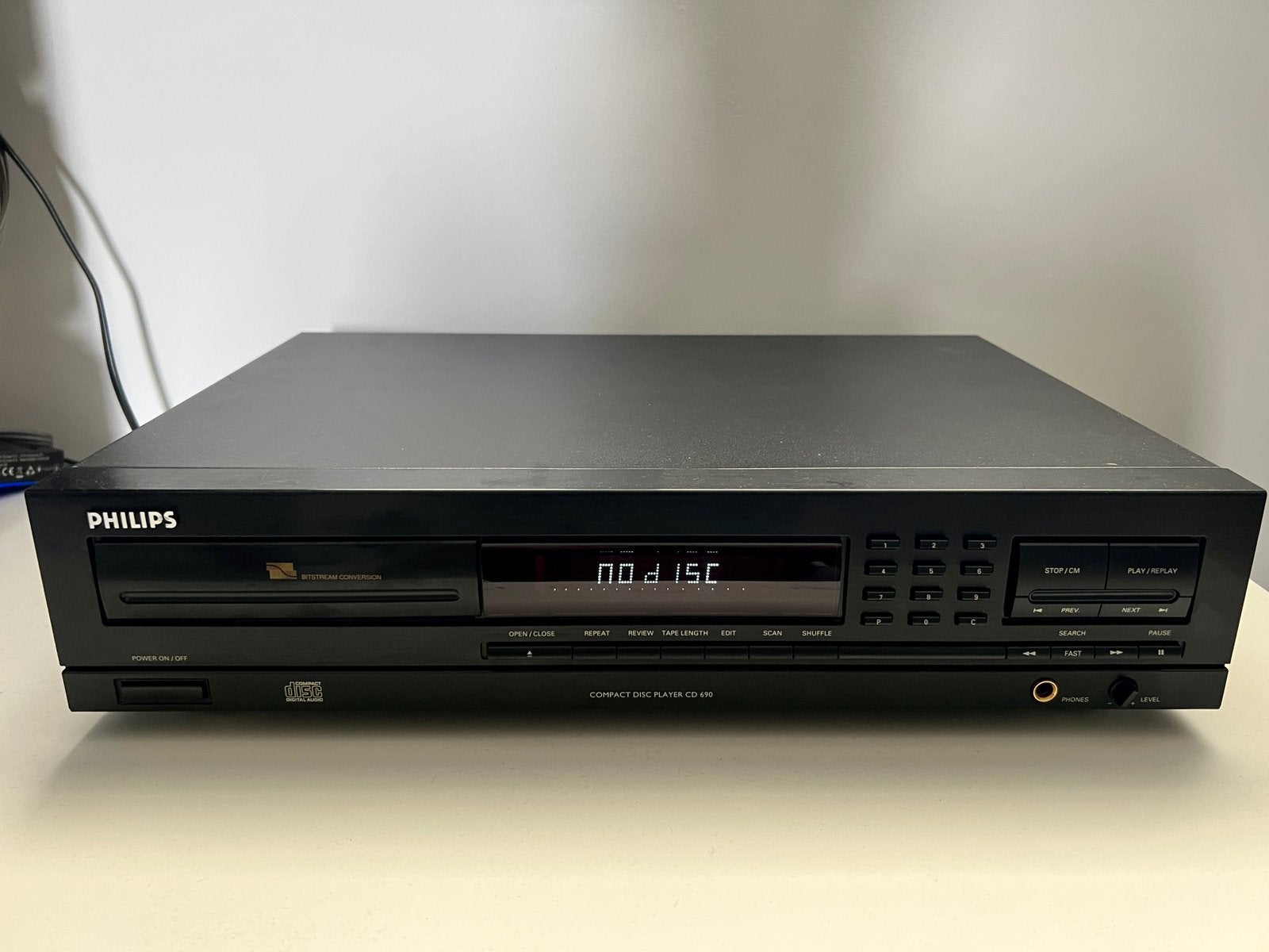 Philips CD 690 cd speler in goede staat, Ophalen of Verzenden, Gebruikt, Philips