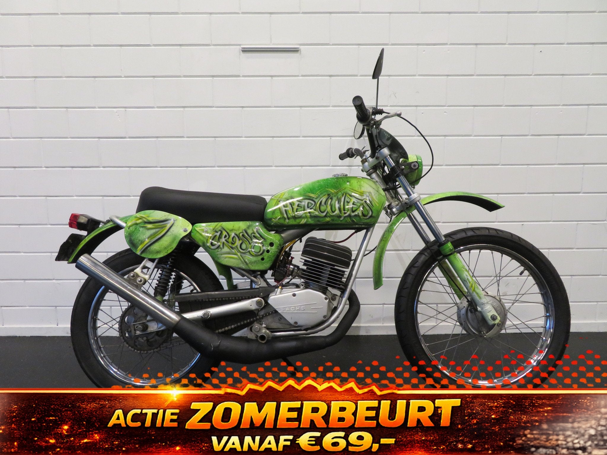 Hercules 125 ENDURO SPECIAL EDITION! (bj 1975), Motoren, HERCULES, Bedrijf, Enduro