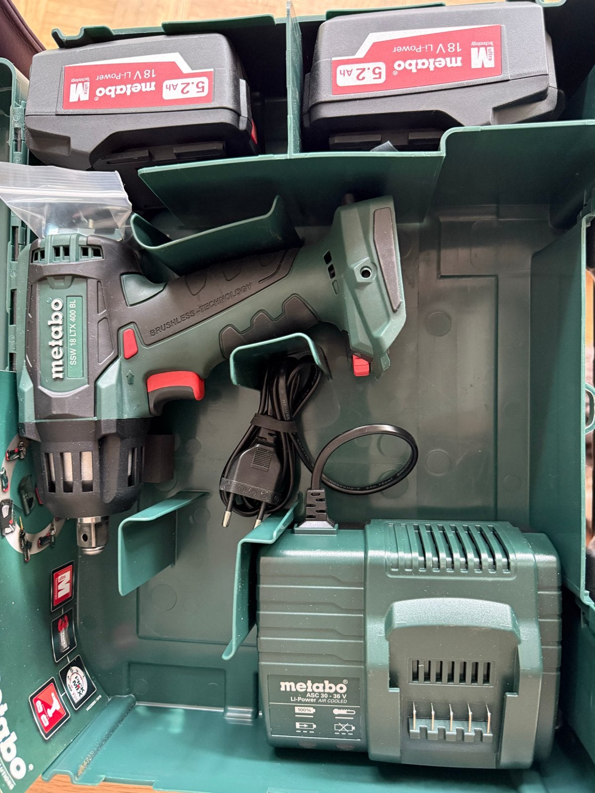 Metabo SSW 18 LTX 400 BL Accu Slagmoersleutel, Doe-het-zelf en Verbouw, Gereedschap | Boormachines, Ophalen of Verzenden, Zo goed als nieuw