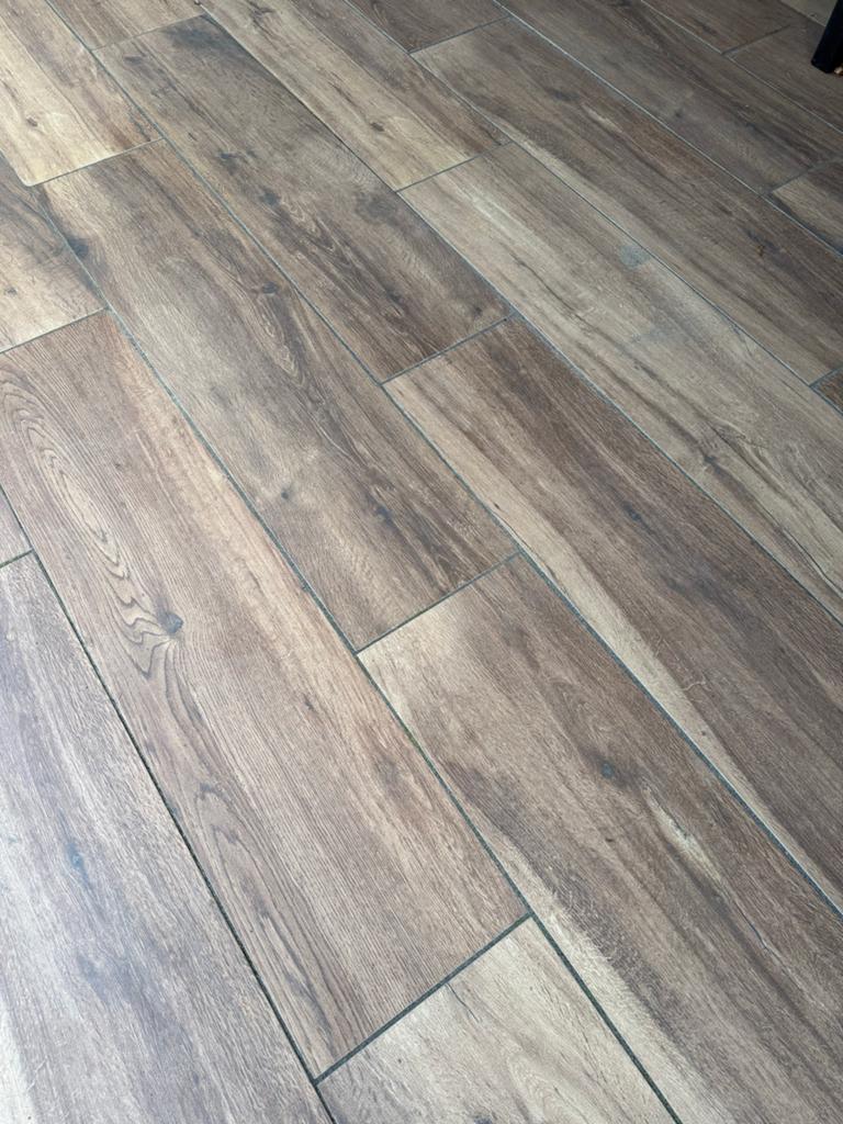 4 stuks Houtlook keramische tegels nieuw, Ophalen, 60 cm of meer, Keramiek, Nieuw
