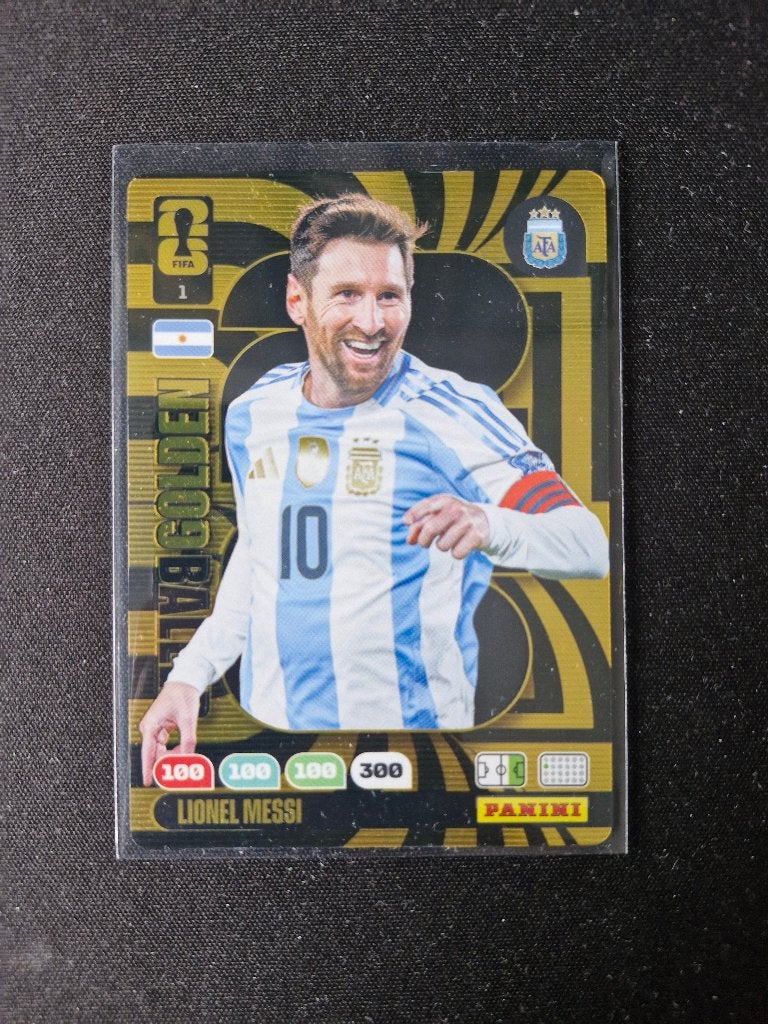 Golden Baller Lionel Messi - Panini Adrenalyn XL WK 2026, Ophalen of Verzenden, Zo goed als nieuw, Plaatje